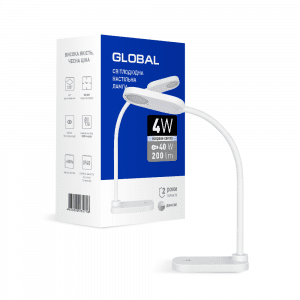 Настільна лампа GLOBAL DL-03 4W 4100K біла