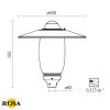 Светодиодный светильник парковый Rosa AURIS LED 3