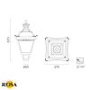 Светодиодный светильник Rosa OS-1 LED 36W