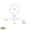 Светодиодный светильник Rosa VEGA LED BETA размеры