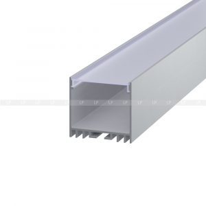 LED профіль алюмінієвий, анодований, срібло (ЛС40)