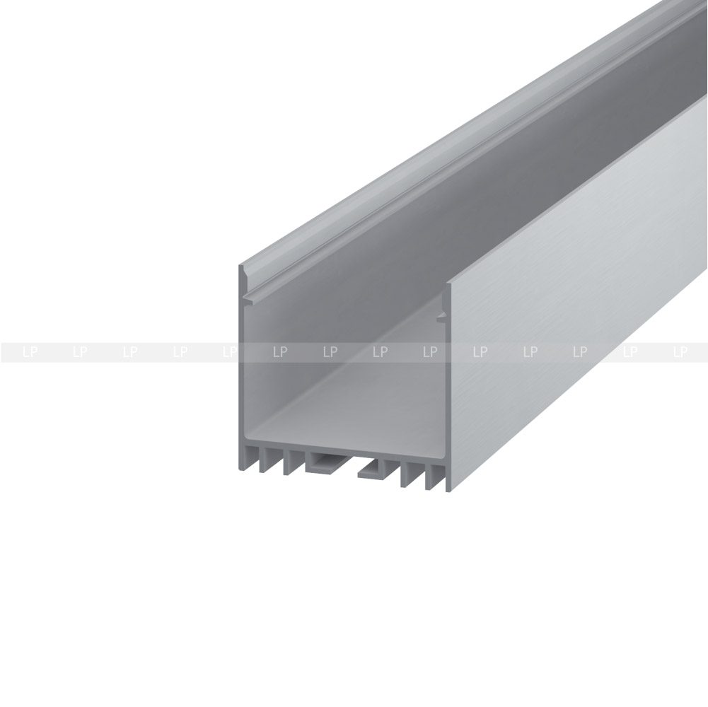 LED профиль алюминиевый, анодированный, серебро (ЛС40)