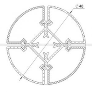 LED профіль алюмінієвий кутовий, анодований, срібло (ЛСУ)