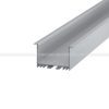 LED профиль алюминиевый врезной, анодированный, серебро (ЛСВ40)