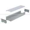 LED профиль алюминиевый врезной, анодированный, серебро (ЛСВ70)
