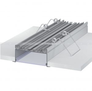 LED профіль алюмінієвий врізний, анодований, срібло (ЛСВ70)