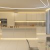 LED профиль алюминиевый врезной, анодированный, серебро (ЛСВ70)
