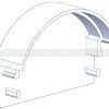 LED профиль алюминиевый, анодированный, серебро (ЛСС)