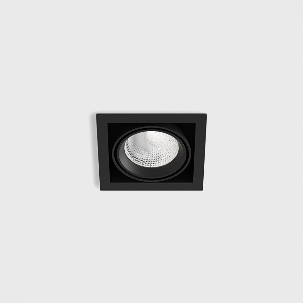 Світильник стельовий вбудований PRO IN SQUARE чорний