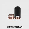 Светильник потолочный накладной TUB M S 110 черный