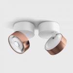 Світильник стельовий накладний SOL SURF 3000К білий/мідний